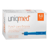 Punch Para Biopsia 5.0 Mm - Caixa Com 10 Unidades - Uniqmed