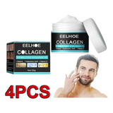 Crema Antiarrugas Masculina Collage Ácido Hialurónico, 4 Uni