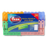 Pack X 6 Unid. Broches  Plastico 24 Un Task Pro