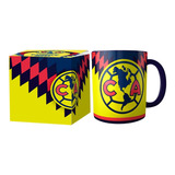 Taza Interior Color Azul Cobalto Del Club America 