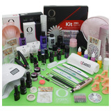 Probasic Kit Acrílico Organic Nails, Lámpara Uvled, Pulidora