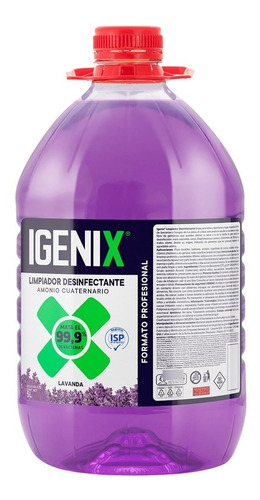 Limpiador Desinfectante Igenix Lavanda 5 Lts