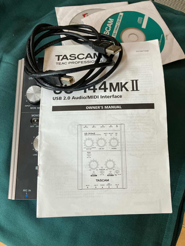 Placa De Sonido Tascam Us-144 Mk Ii Usada