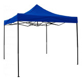 Carpa Toldo Plegable 3x3 Impermeable Y Reforzado Styrka Color Azul