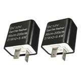 2 Led Flasher Relay Para Motocicleta, 2 Piezas [u]