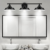 3 Luces, Accesorios De Iluminación De Tocador De Baño De Gra