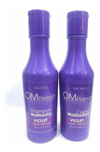 Pack Shampoo-cremas Matizadoras Violeta 450ml Om