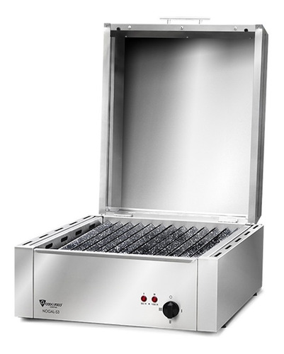 Parrilla Electrica Cook & Food Tst Nogal 53 Acero Inoxidable