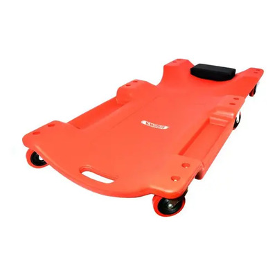 Cama de Plástico para Mecánico KN 7434 KNOVA Súper Resistente, de 6 Ruedas giratorias , Diseño Ergonómico con cabecera acojinada. asa para fácil transportación, ligera , ideal para taller mecánico | MercadoLibre