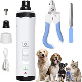 Molinillo De Uñas Eléctrico Para Perro + Cortauñas