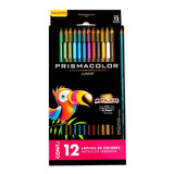 Colores Prismacolor Junior Largos Con 12 Metálicos