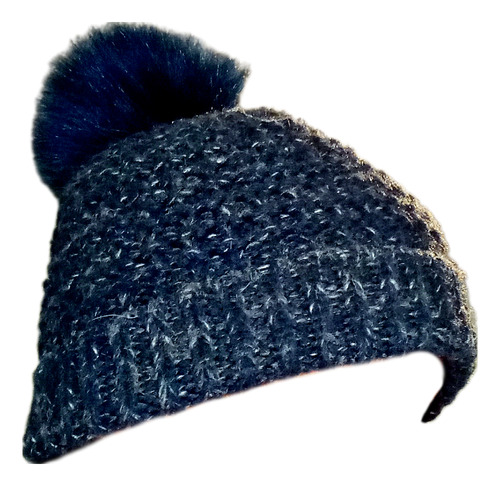 Gorro Gap Invierno Tejido Cómodo Pra Frio Azul Marino 