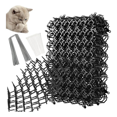 12pzs Pinchos Anti Gato Perro Trampa Red Alfombrilla Para Muebles Balcón Jardin | MercadoLibre