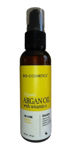 Aceite De Argan  Organico Bio-cosmetics 60 Ml