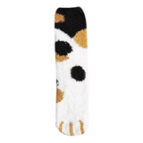 Calcetines Polar Toalla Pata De Gato Invierno Regalo