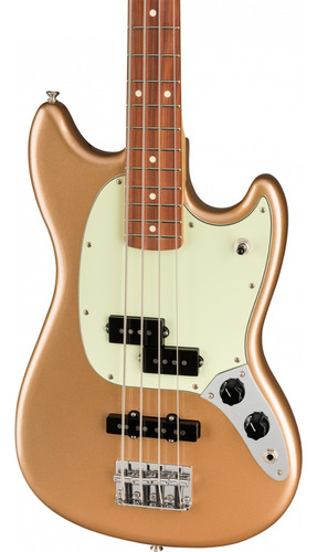 Bajo Eléctrico Fender Mustang Bass Pj Firemist Gold