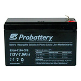 Batería Gel 12 V  7 Ah  Probattery Alarmas / Ups
