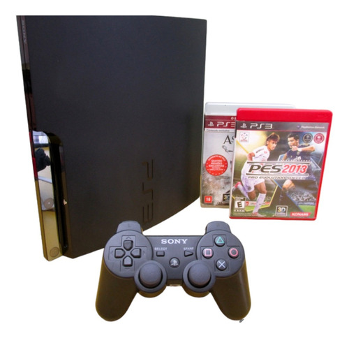 Console De Videogame Sony Ps3 500gb Play3 Completo - Cabos, Controle, Wi-fi.