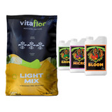 Sustrato Vitaflor Lightmix 50lt Base Advanced Nutrient 500cc