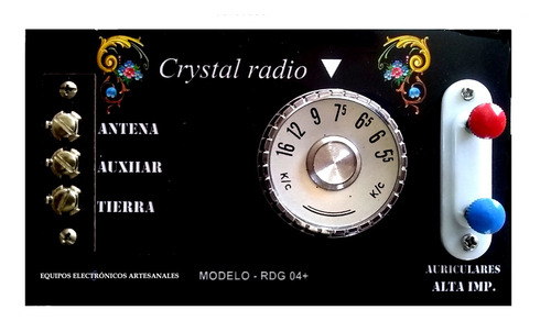 Radio Crystal Mod. Rdg04+ Puede Transformarse A Radio Galena