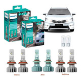 Kit Super Led Philips H11 + Hb3 + H11 + T10 Toyota Corolla