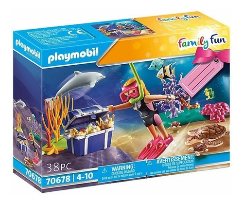 Playmobil 70678 Buceadora De Tesoros 