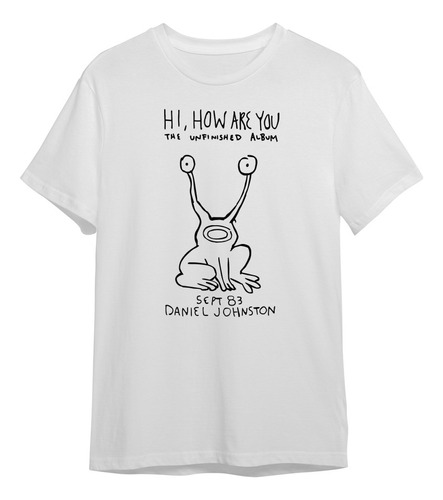 Remera Algodón Premium Música Rock Alt 90s Daniel Johnston