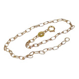 Pulseira Carti Feminina E Masc Até 23 Cm Ouro 10k