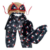Pijama En Duo Para Pareja Kitty Spider Negro