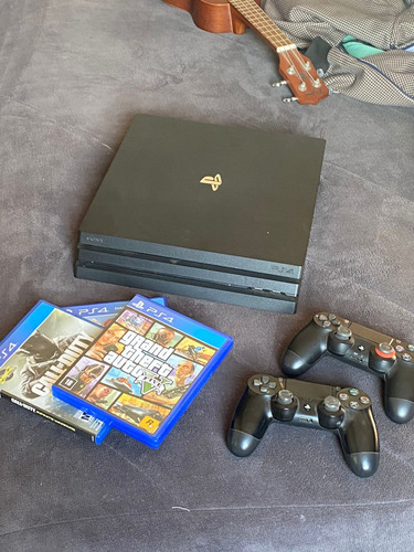 Playstation 4 Pro 1tb 2 Jogos Excelente Condição