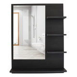 Organizador Para Baño Con Espejo 80x60 Con Repisas