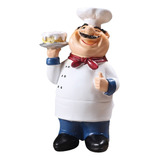 Figuras De Chef Cocina Decoración Chef Pizarra, 4 Unidades