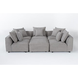 Sillon Sofa Esquinero Cama 2 Plazas Juego Living Chenille