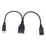 Cabo Adaptador Otg C + Usb 2.0 Celular Fite Tv Frete- Grátis