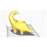 Maceta Dinosaurio Para Impresora 3d Archivo Stl