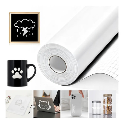 Aezoxán® Vinilo Blanco Brillante Adhesivo Permanente 30.5cmx3.05m Para Cricut Silhouette,vinil Para Impresion Laser,vinil Para Cricut,vinil Adhesivo,vinil Adhesivo Resistente Al Agua,publicidad | MercadoLibre