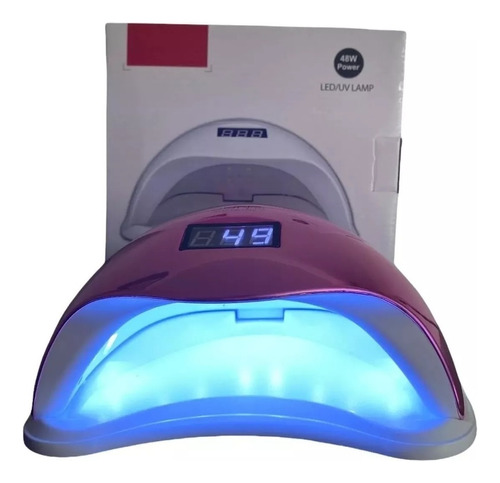 Secador De Uñas Y Lámpara Led Uv 48w En Colores