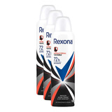 Kit 3 Desodorante Rexona Antibacterial+invisible 72h 150ml