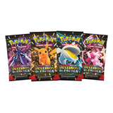 Carta Pokémon 4 Pacotinhos Copag Original Booster Pack Tcg