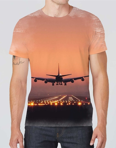 Camiseta Camisa Avião Céu Filme Cinema Aviação Turismo