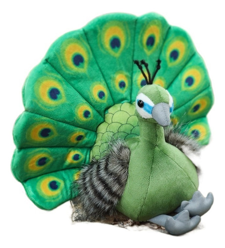 Lindos Juguetes De Peluche De Pavo Real De Simulación De 2 P