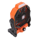 { Ventilador De Camping, Luz Led, 7800 Mah, Usb, U.