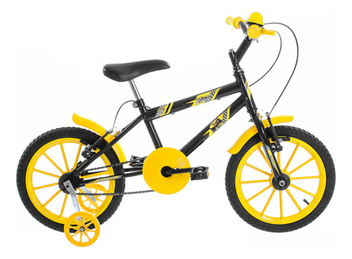 Bicicleta Aro 16 Infantil Ultra Kids Masculina Com Rodinhas