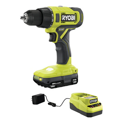 Taladro Atornillador Ryobi Pcl206k 18V Inalámbrico 1\u002F2 Con Batería y Cargador | Meses sin interés