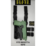 Funda Pistola Piernera Elite Tactico Beretta 92fs