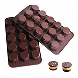 Molde Silicona Para Dulces De Chocolate Webake - Pack De 2