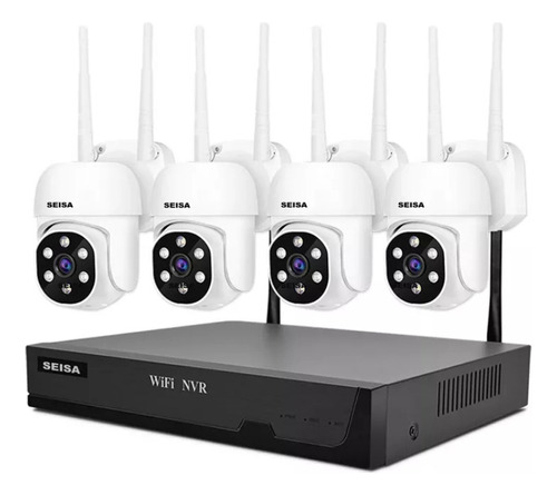 Kit Nvr 4 Camaras Seguridad Wifi Nvr-s002-4ch