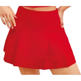 Falda/short Casual Corta Tiro Alto Rojo 903-15 Cklass