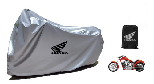 Funda Felpa Moto Honda Fury Estampada 100% Impermeable!!