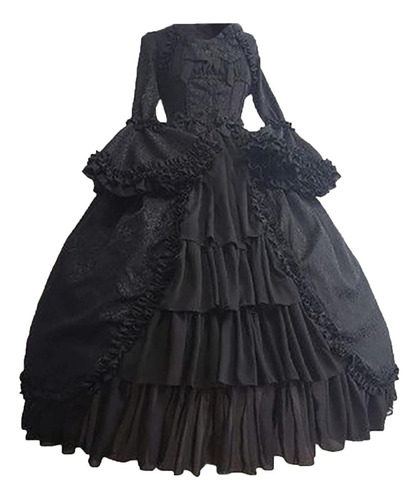 Vestido De Corte Renacentista De Baile Victoriano Para Mujer